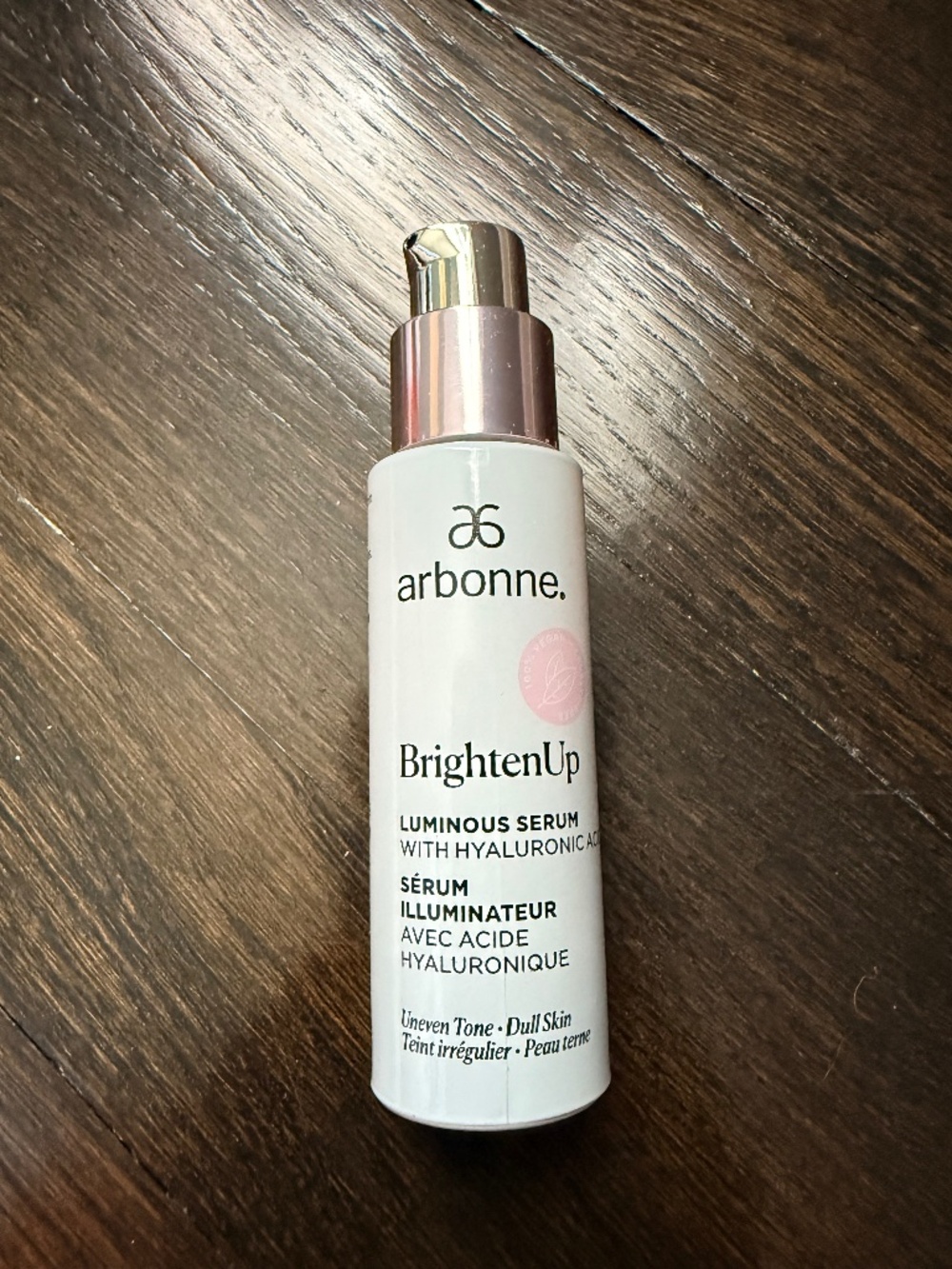 *new without box* arbonne brighten up luminous serum